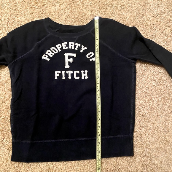 Abercrombie & Fitch Navy Blue Sweatshirt - Picture 9 of 9